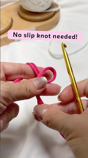 How to start a crochet chain without a slip knot ✨