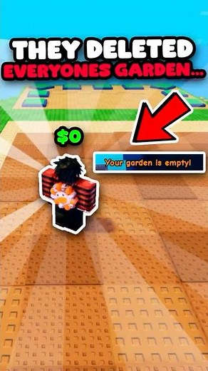 THEY DELETED EVERYONES GARDEN in PLANTS VS BRAINROT