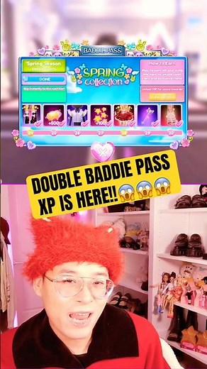 You can finish your Baddie Pass easily now! #dresstoimpress