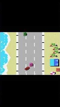 Road Fighter - Stage 2 | Clássica Gameplay para MSX do Jogo Road Fighter, da Konami (1984)