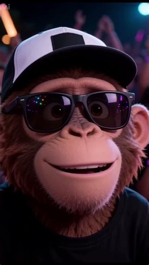 Monkey Concert Gone Wild 🎤 LaughingClub #monkeyparty #funny