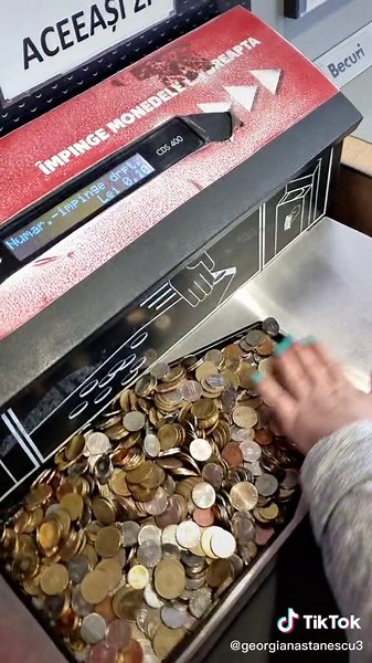Coin-Operated Machine Interaction with Coins