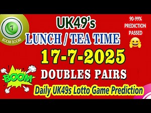 winning lotto numbers I uk49 strategy to win I how to pair uk49 numbers I uk49s lotto pairs
