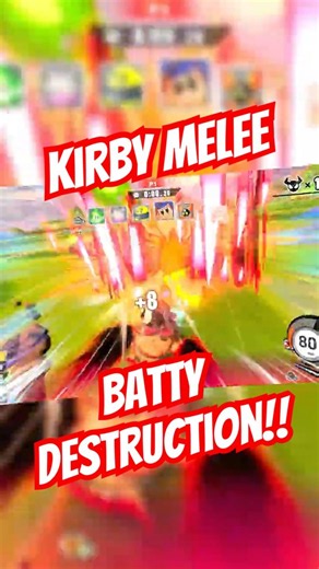 KIRBY MELEE BATTY DESTRUCTION!! #KirbyAirRiders