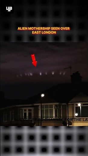 Mysterious Alien Mothership Caught On Camera over East London! #shorts #lab360 #alien