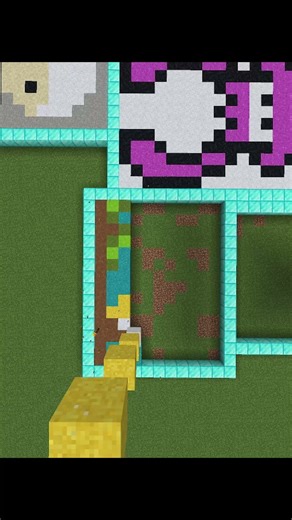 satisfying sand art in minecraft (amazing bird) #shorts #minecraft #gaming