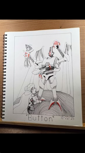 Cloak looks into the piercing red eye of the Dark Lord of AI, the second in command of the entire Metal Empire. It stared at him coldly, as in two of its four hands, it clutched the Soul Stone… and Scarecrow. It was pressing a button on one of its free limbs, which could only mean its dropship was coming to carry it back to the Empire, and worse: reinforcements. After all, now with the Soul Stone acquired… there’s no more need for this forest to continue growing any longer. What could Cloak poss