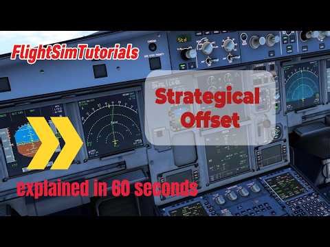 How to enter an offset in the Airbus 320/321 (neo). Explained in 60 seconds. [EN]