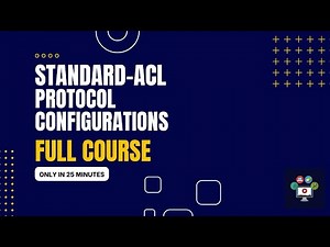 Standard ACL (Full Course) With Configuration In Packet Tracer | Networking Academy | #Access-list