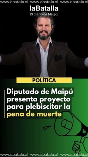 DR FILE PROPONE PLEBISCITAR LA PENA DE MUERTE EN CHILE