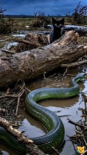 Tiny Kitten Survives Flood, Escapes Danger & Finds Hope 🐾 | Emotional Rescue Story