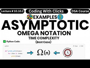 Omega Notation in Algorithm Analysis - Omega Notation Examples - Omega Notation Problems