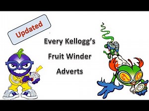 Every Kelloggs Fruit Winder Sweet Advert Compilation (2000-06)