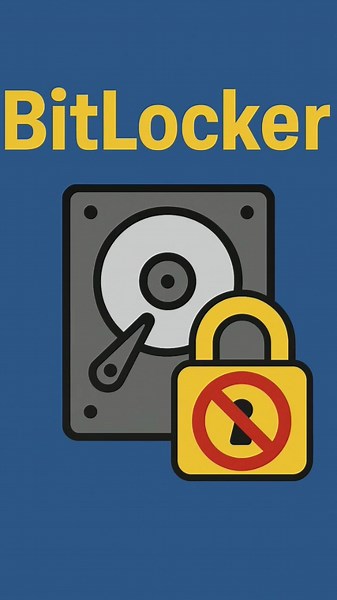 Disable BitLocker in less than 1 minute. Easy! 🔐