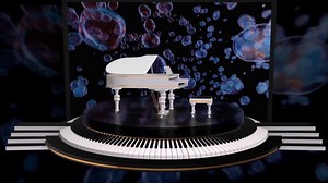 Piano, Keyboard, Melody. Free Stock Video