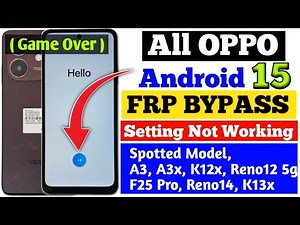 OPPO All Android 14/15 FRP Bypass | Quick Share ❌️ | *#899# ❌️| New Trick | Oppo A60 5G FRP Bypass