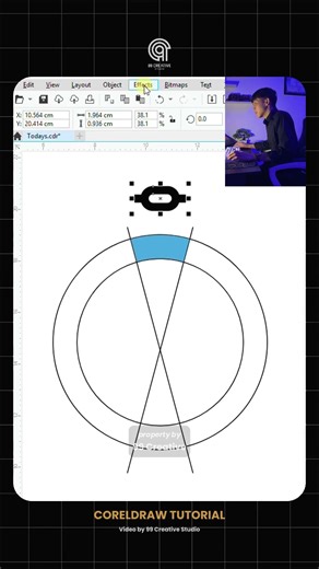 CorelDraw Tips | Use Envelope #coreldraw #begginers #graphicdesigner