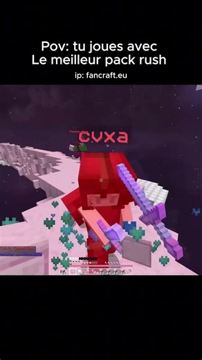 Le meilleur ressource pack pour le rush, fancraft.eu