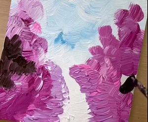 Crumpled Paper Technique / Yellow Acrylic Painting | Art Skills