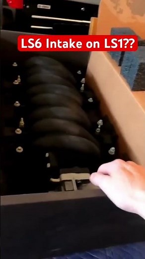 HP Gains from LS6 intake upgrade?? #shorts #viral #automobile #corvette