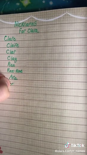 Creative Nicknames for Clara | Name Meaning Explained