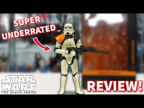Best Stormtrooper EVER? Black Series Sandtrooper Review!