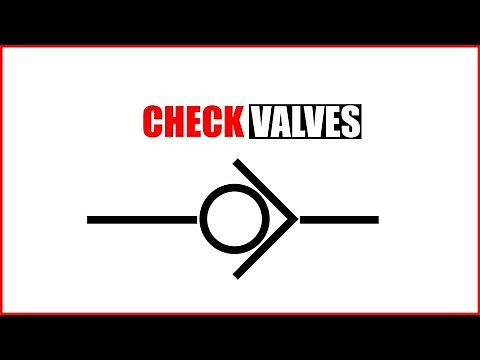 How does a hydraulic check valve work.
