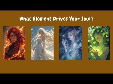 What Element Drives Your Soul? | Personality Quiz | Fun Test ✨