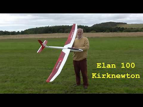 Elan 100 RC glider maiden flight