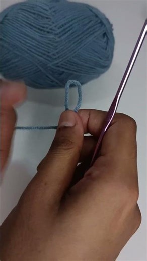 Crochet Slip Knot for beginners 🧶