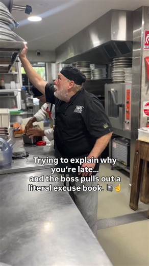 Every trick and excuse - he’s got a literal book on it. 📓☝️ #trick #book #boss #ohno #work | Taste Of Tuscany Restaurant