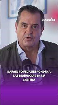 Rafael Poveda breaks his silence and addresses allegations of abuse: what did he say? | Minuto60