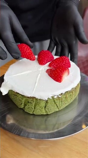 luxury Matcha Cheesecake #matchacake #cheesecake #japanesefood #food