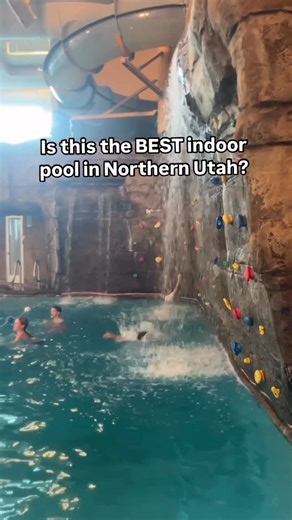 Utah Fun with Kids | 💦 One of the best indoor pools in Northern Utah! This pool truly has it all — tons of amenities and water that’s actually a comfortable... | Instagram