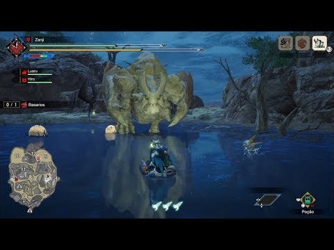 Monster Hunter Rise Basarios High Rank Sword and Shield pt-br No Commentary ps5