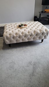 Coffee Table Chesterfield Design Fully Upholstered Footstool - Etsy UK