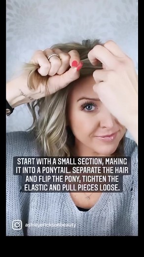 Easy and cute side hairstyle with hidden elastics 🙌🏻 #hair #hairtutorial #finehair #easyhair #thinhair #hairideas #hairgoals #hairlove #hairoftheday #haircut #haircolor | Ashley Erickson Beauty