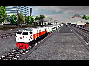 Indonesian Train Simulator - Career (Level 1-3) - Simulasi Kereta Api Indonesia (Android Game)