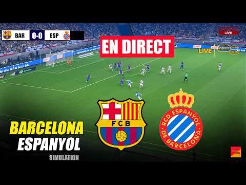 🔴EN DIRECT : BARCELONE vs ESPANYOL | eFootball PES 21 Simulation Gameplay PC