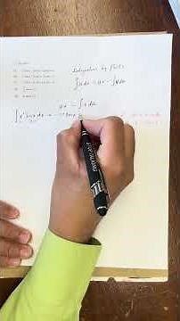 Integration by parts AP calculus BC practice test. #apcalculus #maths #calculus #apcalculusbc