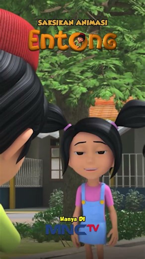 KESERUAN ANIMASI ENTONG - NANGKAP JALU AJA GAK BISA, SINI MIMIN KEJAR