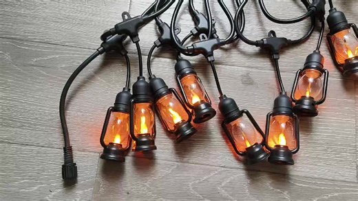 Outdoor LED String Lights Vintage Shatterproof Bulbs Weatherproof Strand Christmas Duty Decorative Cafe Festoon Lighting