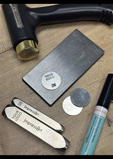 Get your logo made into a stamp at ImpressArt! Click the ‘Custom Stamp’ button on our home page and follow the instructions to begin the process. Custom logo stamps are perfect for creating permanent makers marks for all kinds of materials. You can also choose from our variety of metal blanks to create tags for your projects! Create your own custom logo stamp now and discover all the ways you can make your mark! ##impressart##handstamping##crafting