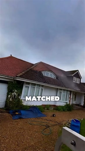 This pressure washing job wasn't right? #powerwashing