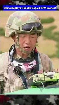 China Unleashes FPV Drones & Robotic Dogs in Combat Drills!