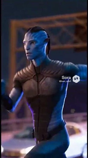 AI: Alien running from police. #AI. #avatar. #animals. #funny. #usa.