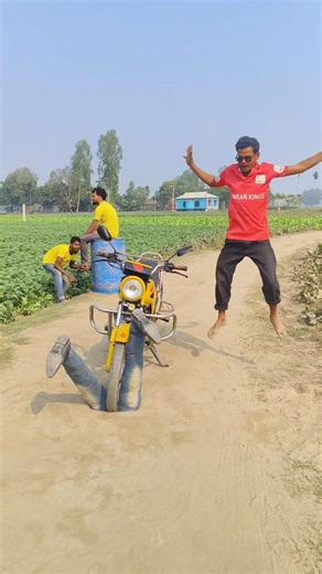 The end of the fake leg trap bike.