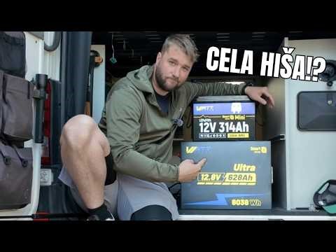 Izklopil sem hišo… in jo priklopil na baterijo iz avtodoma