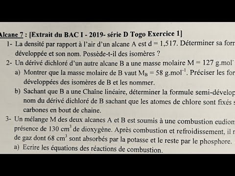 Alkanes: Chlorination reaction of an alkane. 1st CD