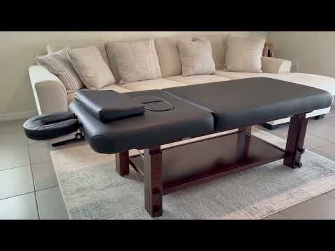 Massage Table 31IN Wide with Hight Adjustable Legs and Backrest Review, Comfortable and fits perfect